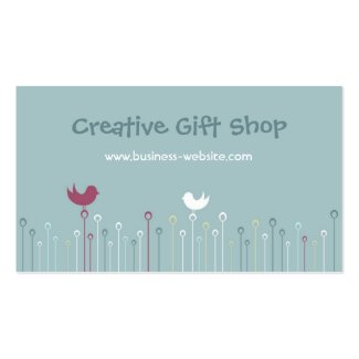 Creative Gift Shop Business Card profilecard