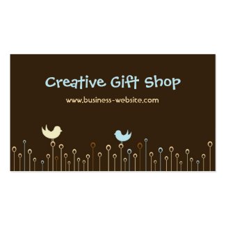 Creative Gift Shop Business Card profilecard