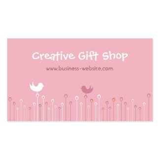 Creative Gift Shop Business Card profilecard