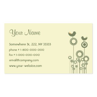 Creative Gift Trendy Business Card profilecard