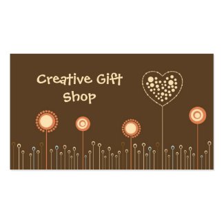 Creative Gifts Shop Business Card profilecard