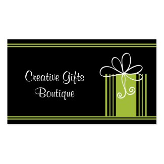 Creative Gifts Shop Business Card profilecard