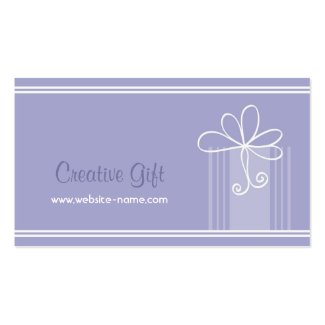 Creative Gifts Shop Business Card profilecard