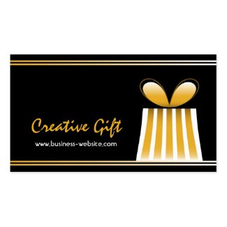 Creative Gifts Shop Business Card profilecard