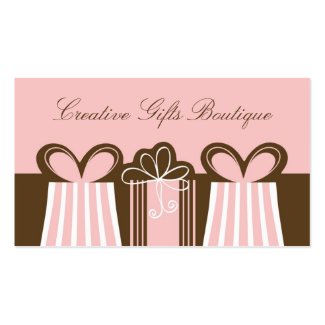 Creative Gifts Shop Business Card profilecard