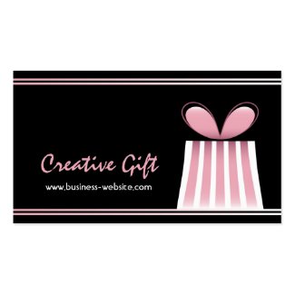 Creative Gifts Shop Business Card profilecard