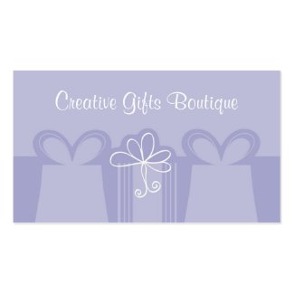 Creative Gifts Shop Business Card profilecard