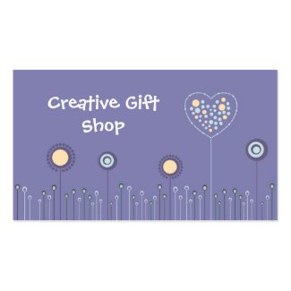 Creative Gifts Shop Business Card profilecard