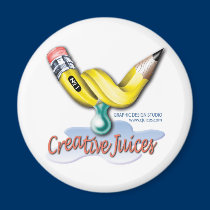 Creative Juices Magnet by chuckjuices Creative Juices Magnet