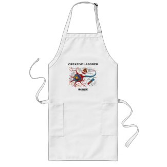 Creative Laborer Inside (Neuron / Synapse) zazzle_apron