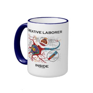 Creative Laborer Inside (Neuron / Synapse) zazzle_mug