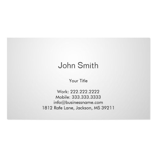 Creative Light Bulb Consulting Business Card (back side)