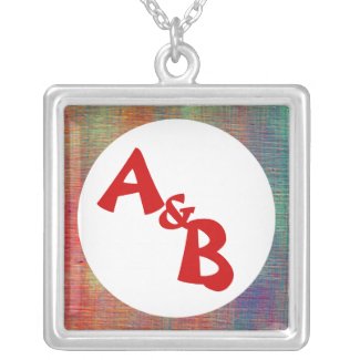 Creative Love Initials Necklace necklace