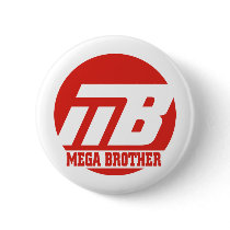Creative Mega Brother Design Pin