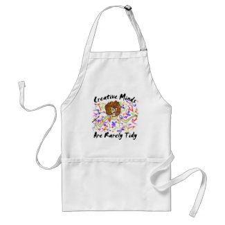 Creative Minds Are Rarely Tidy Apron