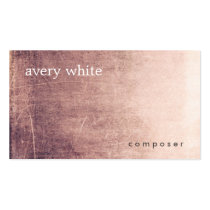 Creative Minimalist Aged Texture Look business cards