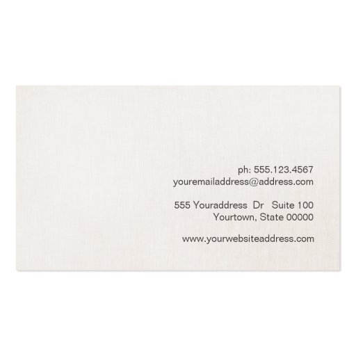 Creative Minimalist Aged Texture Look Business Card Templates (back side)
