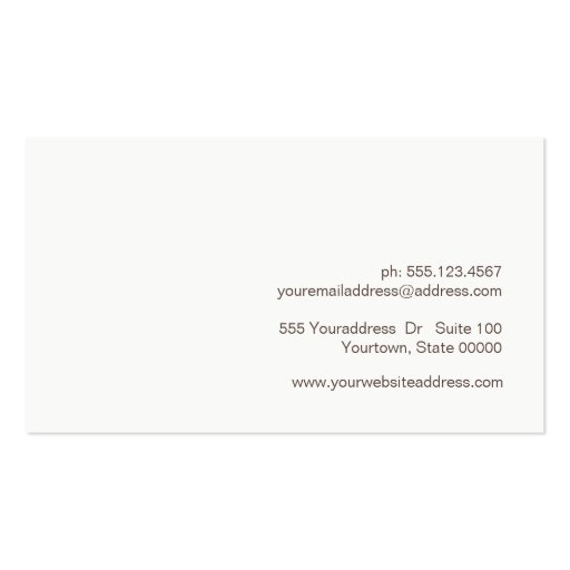 Creative Minimalist Aged Texture Look Professional Business Card Templates (back side)