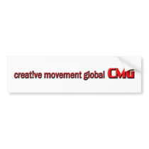 Creative Movement Global Logo Bumper Stickers