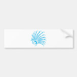 Creative Peacock Illustration Bumper Stickers