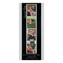 Creative Photo Booth Save the Date Personalized Invites