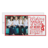 Creative Photo Xmas Christmas Card! photocard
