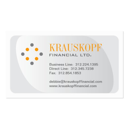 Creative Professional Business Card Template (front side)