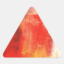 Creative Red Abstract Sticker
