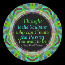 Creative Thoughts Quote Custom Art Sticker stickers