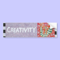Creativity bumper stickers