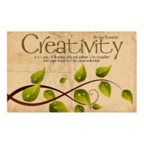 Creativity Inspirational Poster Print