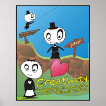 Creativity is Piercing the Mundane! Print