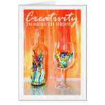 "Creativity Is Served Here" Cards