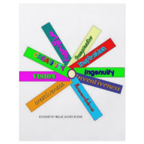 Creativity Thesaurus Wheel flyers