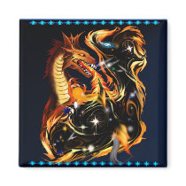 Creator Of Galaxies Magnet by Lotacats Creator Of Galaxies Magnet
