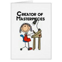 Creator of Masterpieces Tshirts and Gifts Card