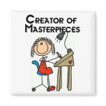 Creator of Masterpieces Tshirts and Gifts Refrigerator Magnet