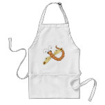 Creator's Canvas · Beige & Amber Dragonfly Apron