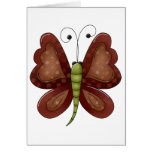 Creator's Canvas · Dark Brown Butterfly Greeting Card