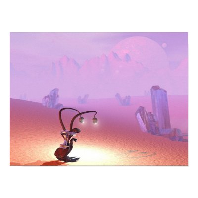Creature and Crystal Poster by FuzzyModem