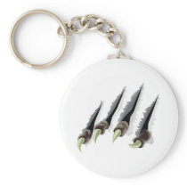 Creature claws tearing through background keychain