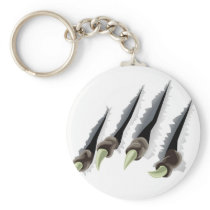 Creature claws tearing through background key chains