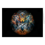 Creature Mandala Totem Greeting Card
