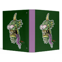 Creature Of The Ness Lagoon 3 Ring Binder