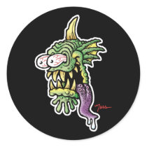 Creature of the Ness Lagoon Round Sticker