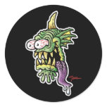 Creature of the Ness Lagoon Round Sticker