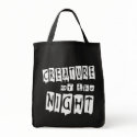 Creature of the Night Grocery Trick or Treat Tote Bag