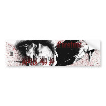 Creature of the Night - tall sticker bumper stickers by LoveandBones Creature of the Night - tall sticker bumper stickers