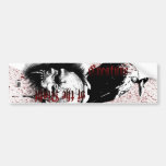 Creature of the Night - tall sticker Bumper Sticker