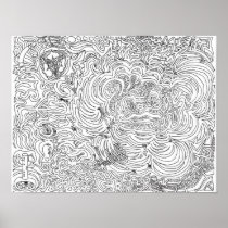 Creatures Print